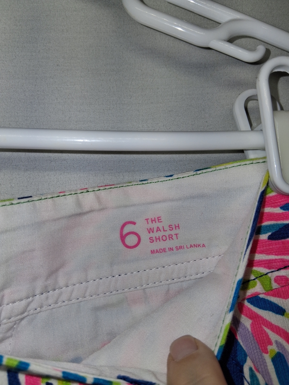 Lilly Pulitzer Neon Leaf-Print The Walsh Cotton Shorts - Picture 6 of 11